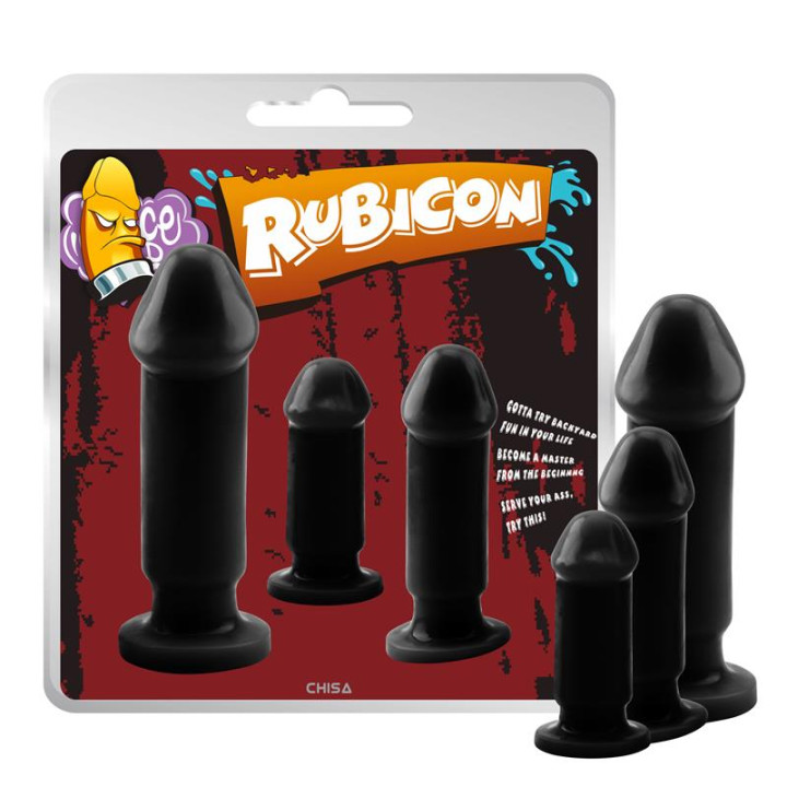 Kit 3 Plug Anal Evil Dark de Chisa | VibraZon