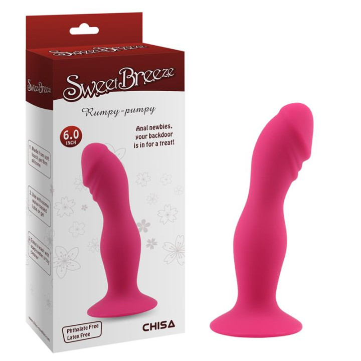 Dildo para Arnés Rumpy Pumpy Rosa de Chisa | VibraZon