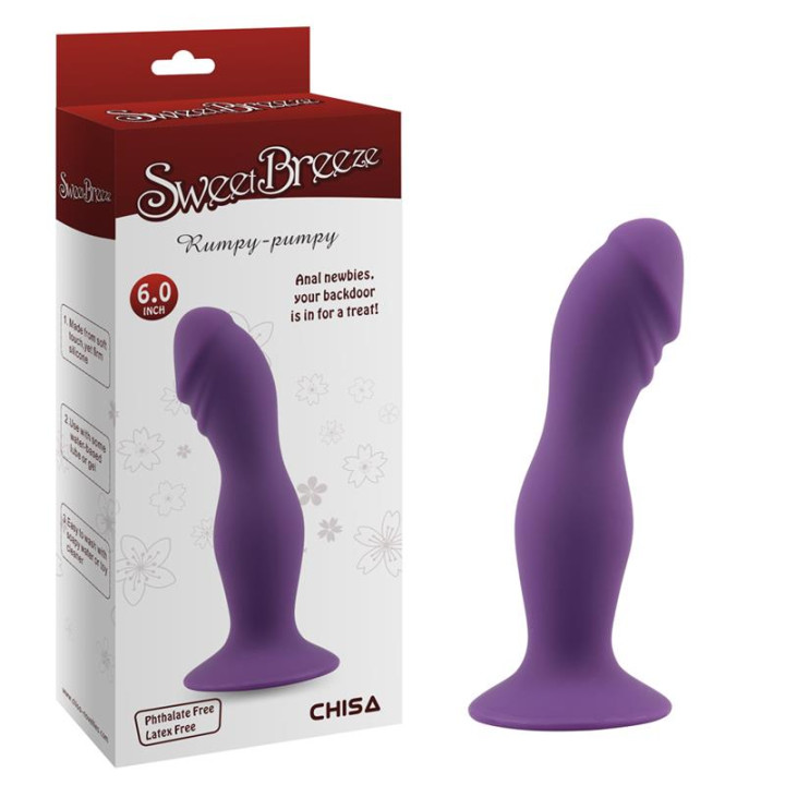 Dildo para Arnés Rumpy Pumpy Purpura de Chisa | VibraZon