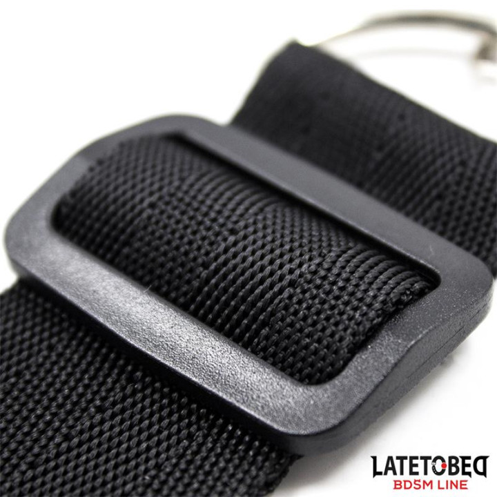 Restricciones para la Cama Esposas Ajustables y Desmontables de Latetobed Bdsm Line | VibraZon