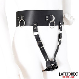 Cinturón de Castidad Femenino Ajustable de Latetobed Bdsm Line | VibraZon