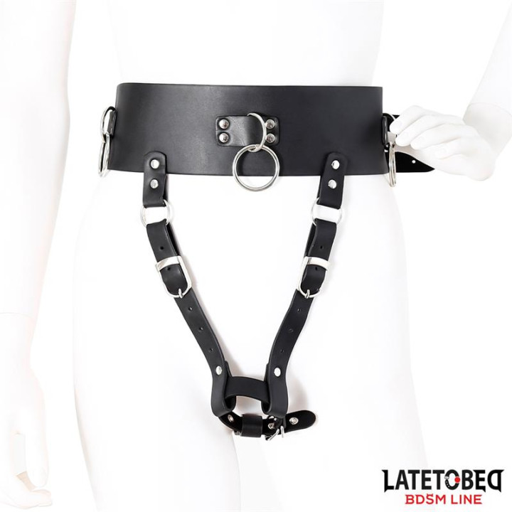 Cinturón de Castidad Femenino Ajustable de Latetobed Bdsm Line | VibraZon