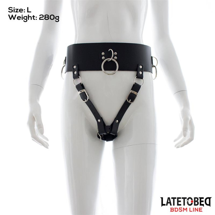 Cinturón de Castidad Femenino Ajustable de Latetobed Bdsm Line | VibraZon