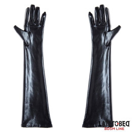 Guantes Wet Look Talla Única de Latetobed Bdsm Line | VibraZon