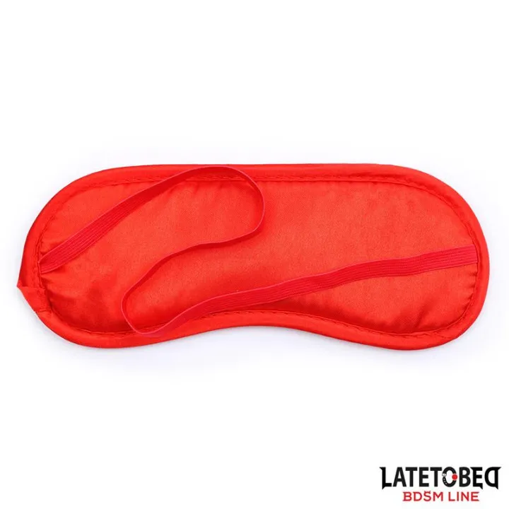 Set de 3 Piezas Antifaz, Plumas y Esposas de Latetobed Bdsm Line