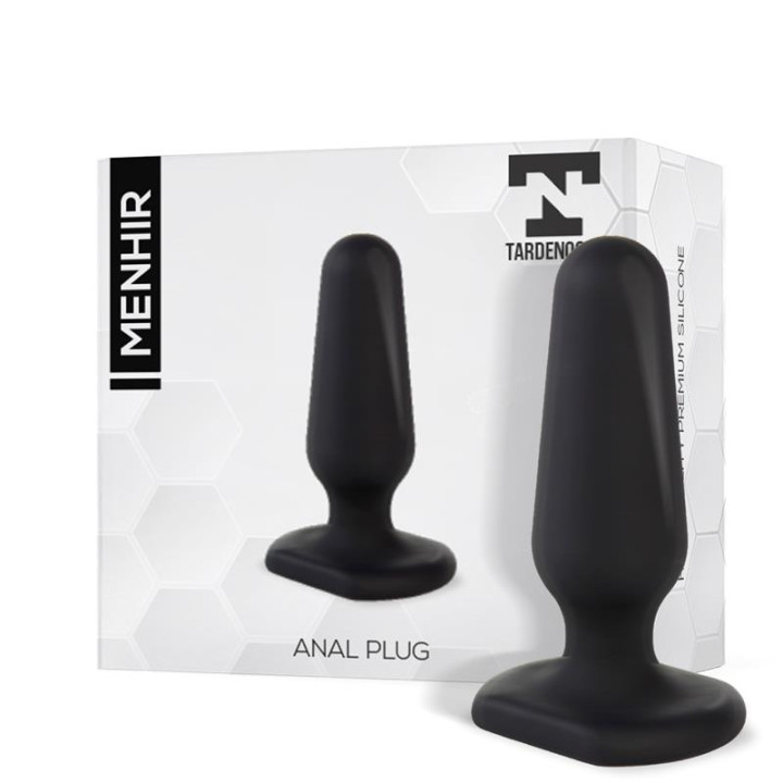 Menhir Plug Anal Silicona Negro de Tardenoche | VibraZon