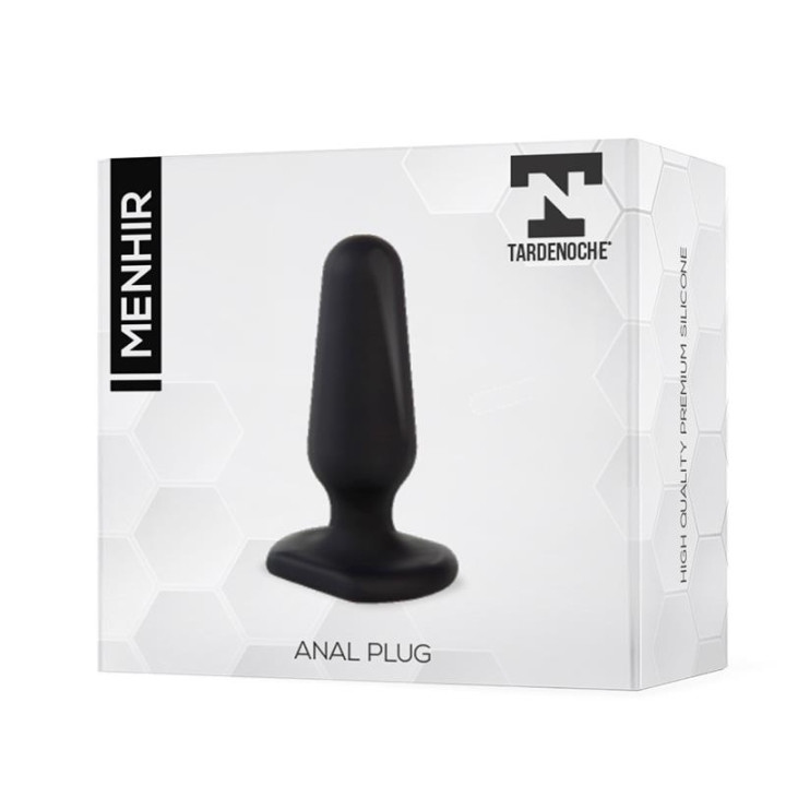 Menhir Plug Anal Silicona Negro de Tardenoche | VibraZon
