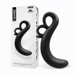 Banee Estimulador Prostático de Fácil Extracción Silicona Negro de Tardenoche | VibraZon