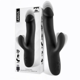 Angus Vibrador con Función de Movimiento Thrusting 2 Motores Silicona USB de Tardenoche | VibraZon