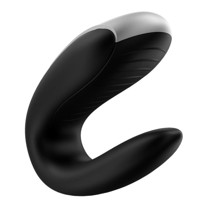 Double Fun Vibrador para Parejas con APP y Control Remoto Negro de Satisfyer | VibraZon
