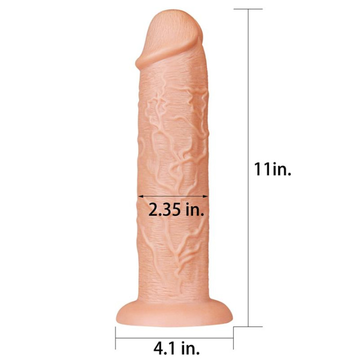 Dildo King 11 Natural de Lovetoy | VibraZon