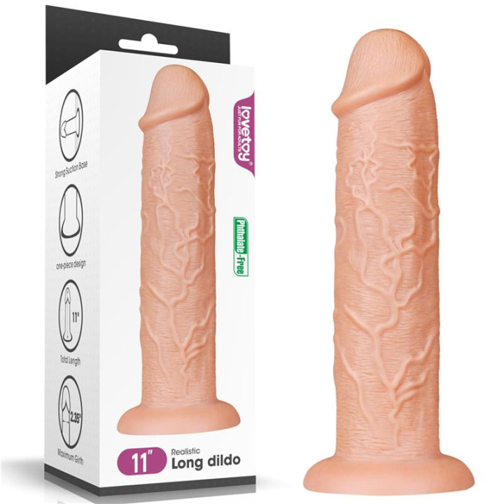 Dildo King 11 Natural de Lovetoy | VibraZon