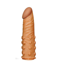 Funda para el Pene Add 2 Pleasure X Tender Marrón de Lovetoy | VibraZon