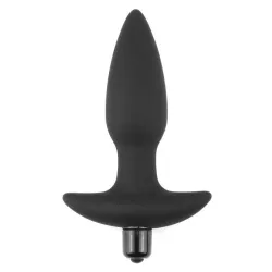 Plug Anal Fantasy Plug con Vibración Negro de Lovetoy