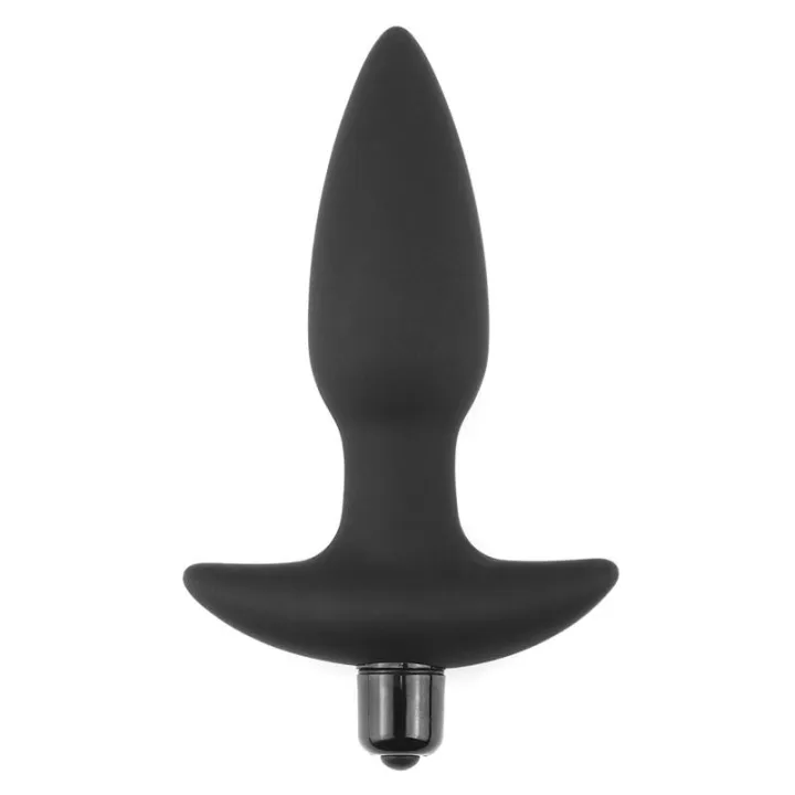 Plug Anal Fantasy Plug con Vibración Negro de Lovetoy