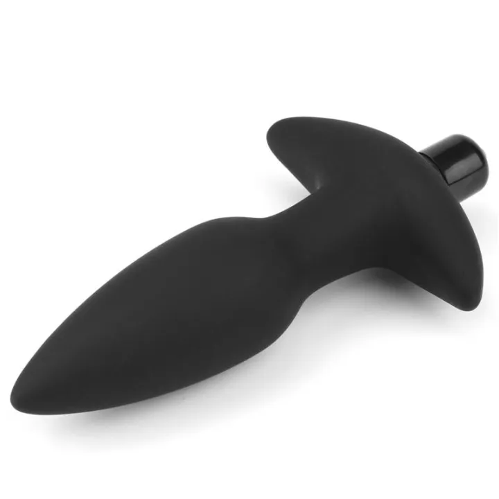 Plug Anal Fantasy Plug con Vibración Negro de Lovetoy