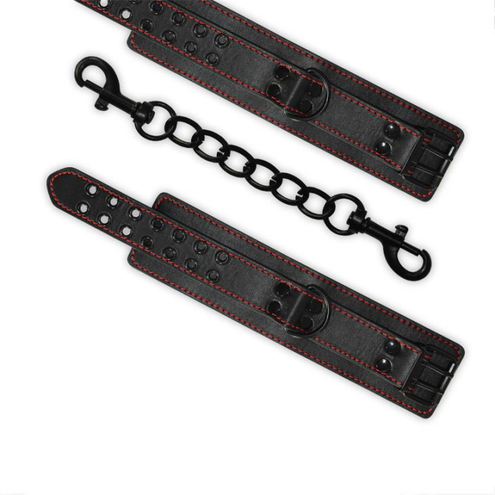Esposas de Tobillos Bondage Negro de Lovetoy | VibraZon