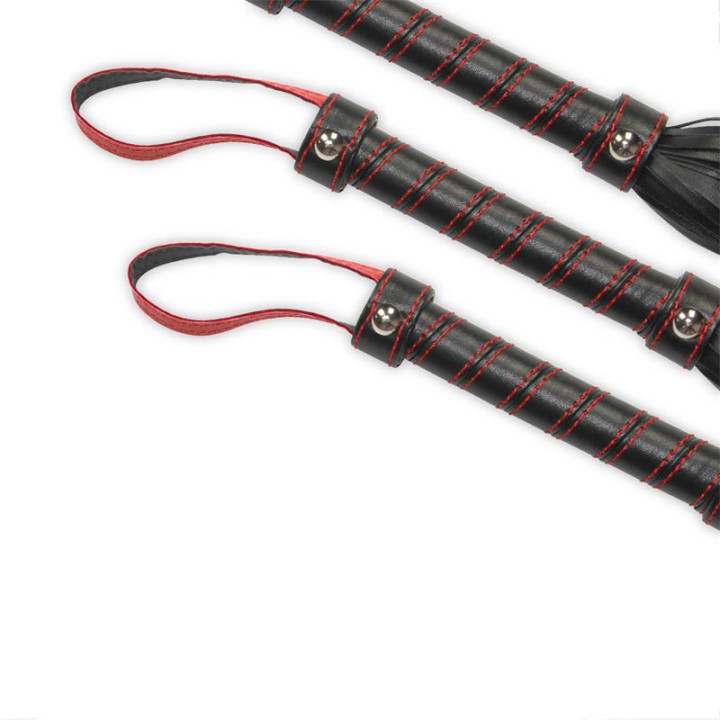 Flogger Principiantes Bondage Negro de Lovetoy | VibraZon