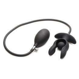 Dark Pearl Plug Anal con Inflado y Vibración con Control Remoto de Master Series | VibraZon
