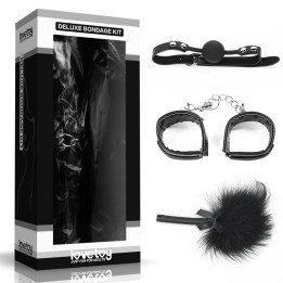 Kit Bondage Deluxe Negro de Lovetoy | VibraZon