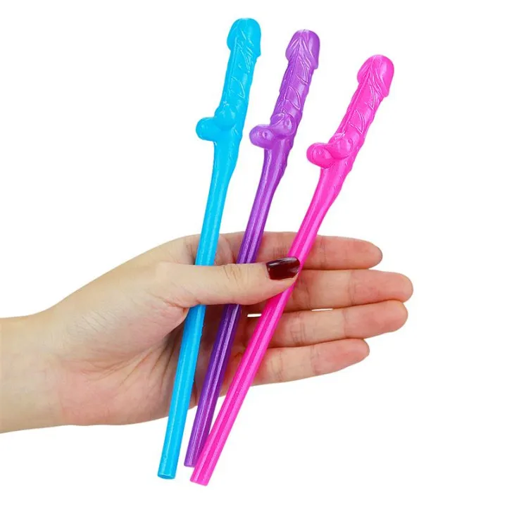 Pajitas Pene Vario Color Pack de 9 de Lovetoy
