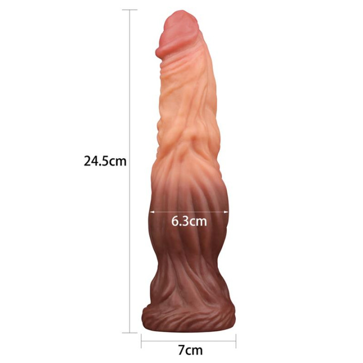 Dildo Nature 9.5 Dual Layer de Lovetoy | VibraZon