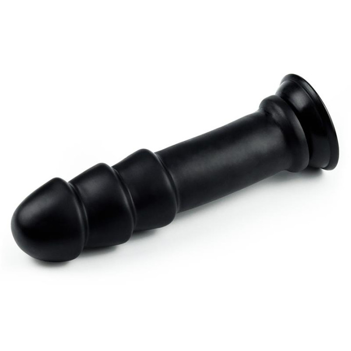 Dildo King Sized Anal Ripples 11.25 Negro de Lovetoy | VibraZon