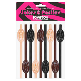 Pajita de Vagina Pack de 9 de Lovetoy | VibraZon