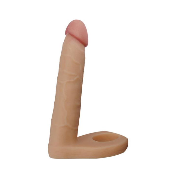 Dildo The Ultra Soft Double 6.25 Natural de Lovetoy | VibraZon