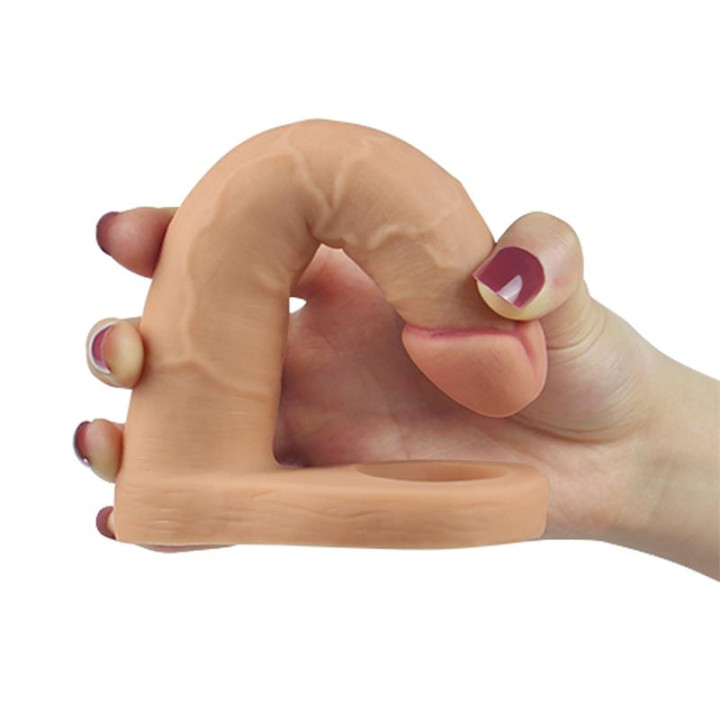 Dildo The Ultra Soft Double 6.25 Natural de Lovetoy | VibraZon