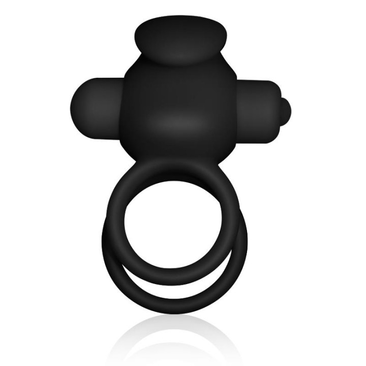 Anillo Vibrador Doble Power Clit Duo Negro de Lovetoy | VibraZon