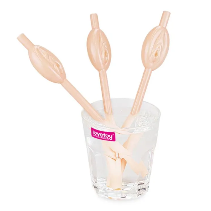 Pajitas de Vagina Pack de 9 de Lovetoy