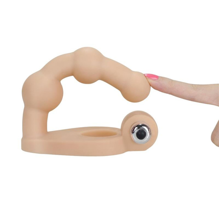 Estimulador Anal The Ultra Soft Bead 6 con Vibración Natural de Lovetoy | VibraZon