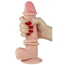 Dildo con Piel Retractil 8 de Lovetoy | VibraZon