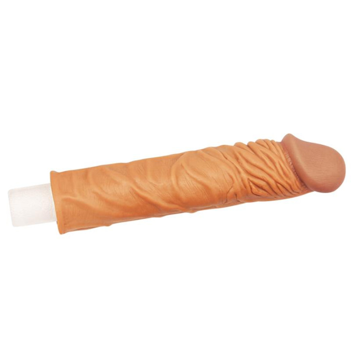Funda para el Pene Add 2 Pleasure X Tender Marrón de Lovetoy | VibraZon