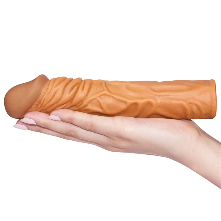 Funda para el Pene Add 2 Pleasure X Tender Marrón de Lovetoy | VibraZon
