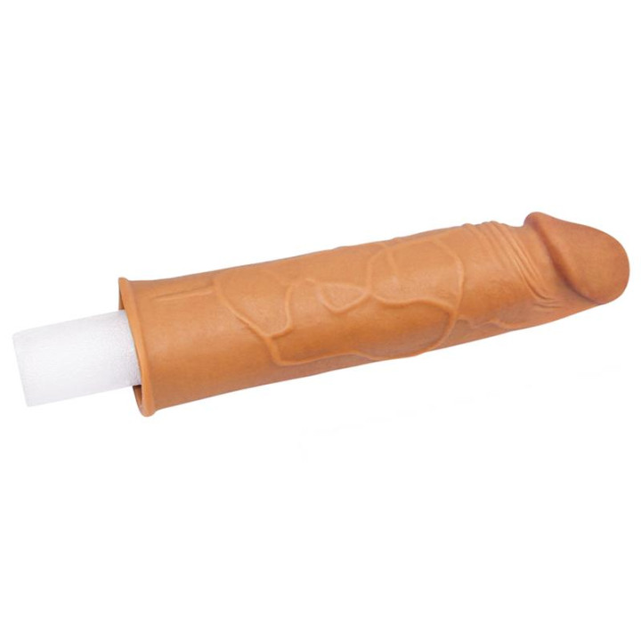 Funda para el Pene Pleasure X Tender Marrón de Lovetoy | VibraZon