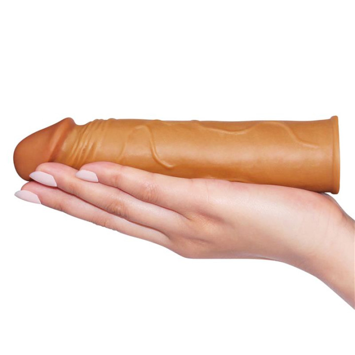 Funda para el Pene Pleasure X Tender Marrón de Lovetoy | VibraZon