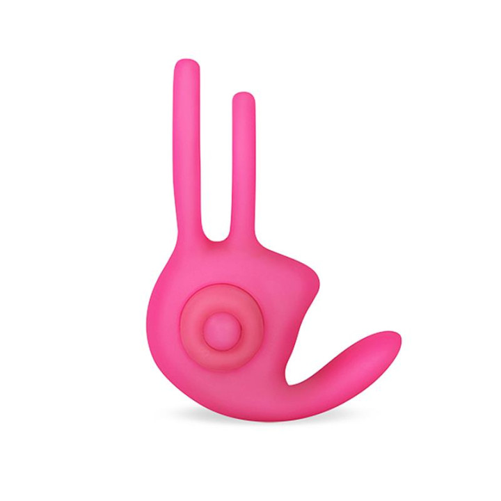 Anillo Vibrador Doble Power Clit Duo Rosa de Lovetoy | VibraZon