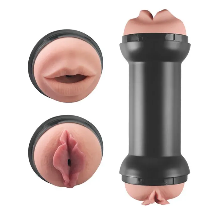 Masturbador Doble Training Master Vagina y Boca de Lovetoy