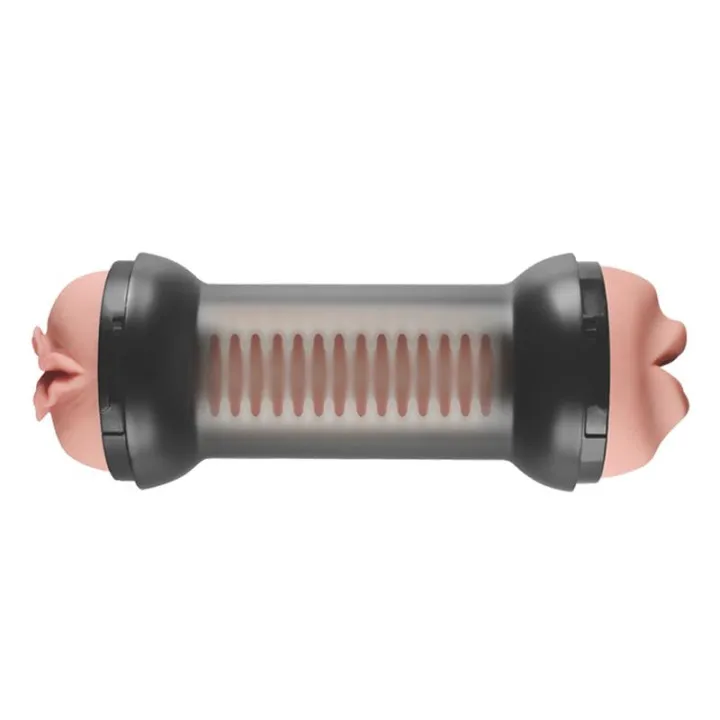 Masturbador Doble Training Master Vagina y Boca de Lovetoy