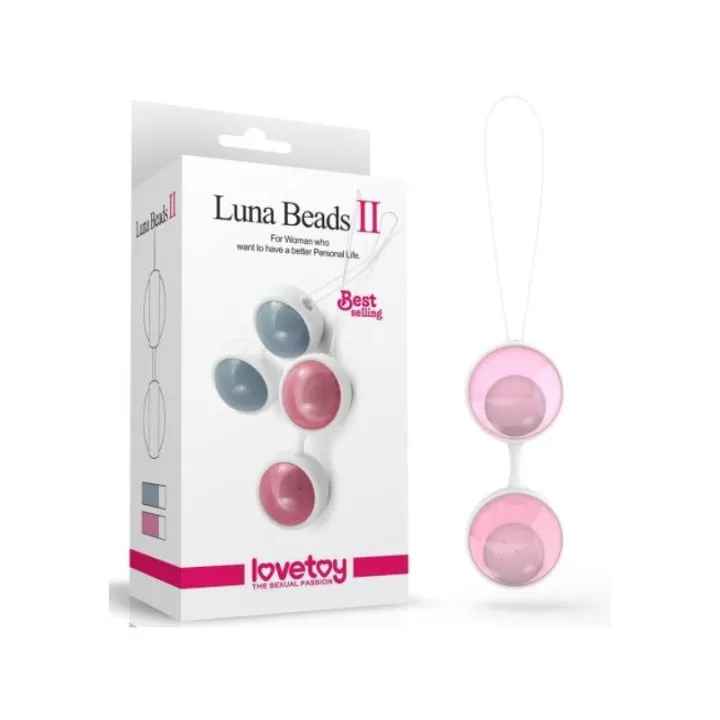 Bolas de Kegel Luna II Rosa de Lovetoy