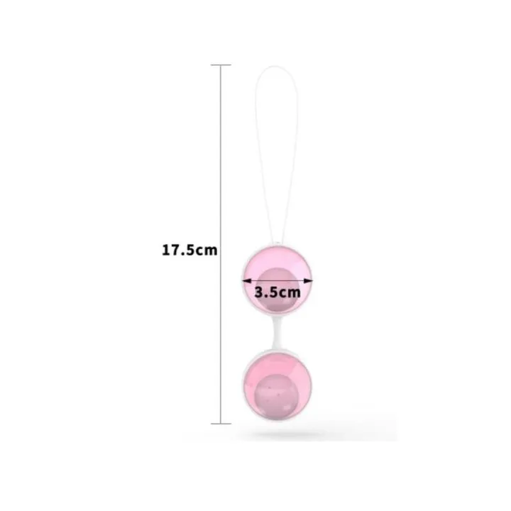 Bolas de Kegel Luna II Rosa de Lovetoy