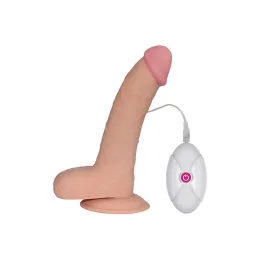 Dildo The Ultra Soft Dude con Vibración 8.8 Natural de Lovetoy