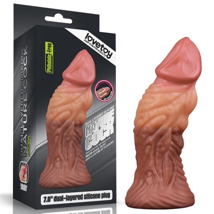 Dildo Nature 7 Dual Layer de Lovetoy | VibraZon
