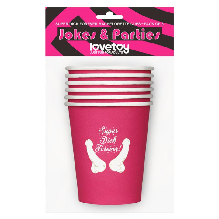 Vasos de Cartón Pack de 6 de Lovetoy | VibraZon