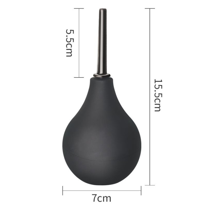 Ducha Anal Deluxe Douche Negro de Lovetoy | VibraZon