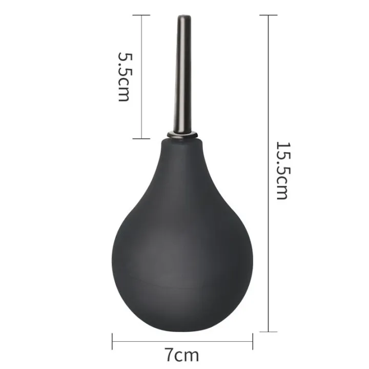 Ducha Anal Deluxe Douche Negro de Lovetoy
