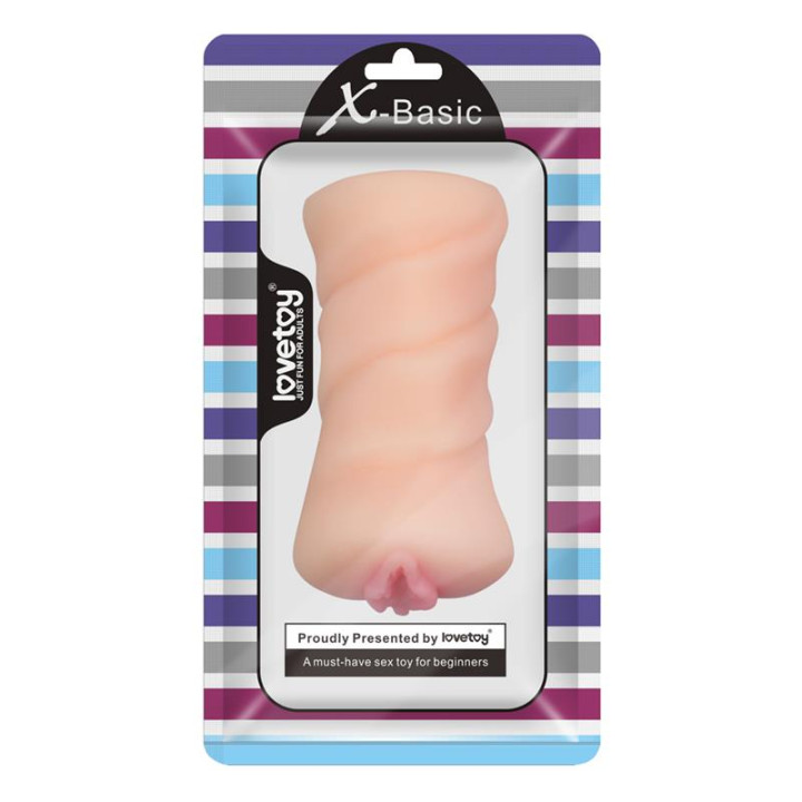 Masturbador Masculino X-Basic Pocket Pussy Natural de Lovetoy | VibraZon