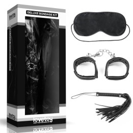 Kit Bondage Deluxe Negro de Lovetoy | VibraZon